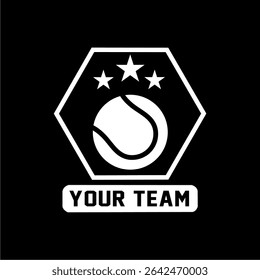 Tennis logo tennis club sports badge template design vector illustration