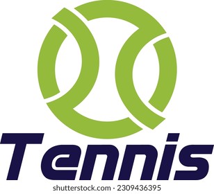 Diseño de logotipo de tenis, logo de deporte de padel diseños modernos y sencillos de pelota de tenis