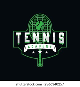 Tennis Logo Design. Sports Badge Tennis Template.