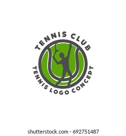 tennis Logo Design Template