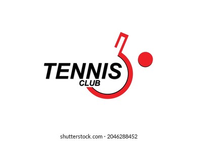 Tennis Logo Design Template vector illustration