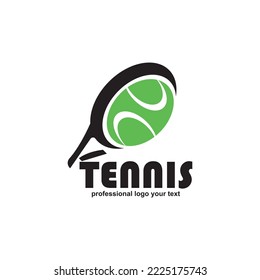 Tennis logo design template vector icon tournament logo international