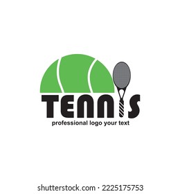 Patrón de diseño de logotipo de tenis icono vectorial logotipo de torneo internacional