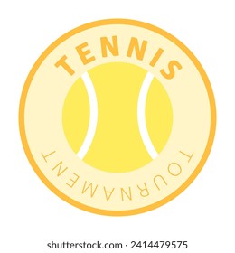 Tennis Logo ,Flat Modern design, Illustrations for use in online sporting events , Illustration Vector  EPS 10
