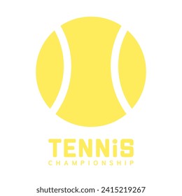 Tennis Logo ,Flat Modern design, Illustrations for use in online sporting events , Illustration Vector  EPS 10
