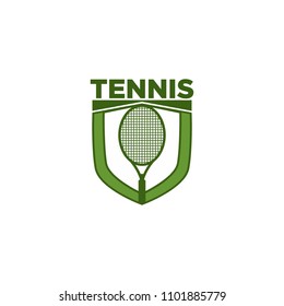 Tennis logo icon design, sport badge template. Vector illustration