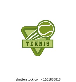 Tennis logo icon design, sport badge template. Vector illustration