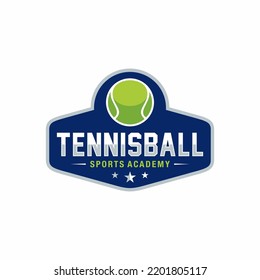 Tennis logo icon design, sports badge template. Vector illustration