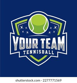 Tennis logo icon design, sports badge template. Vector illustration