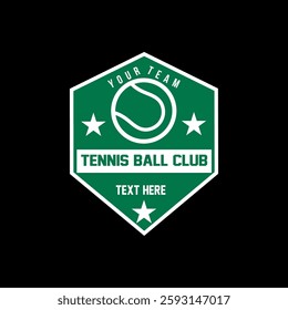 Tennis logo icon design, sports badge template. Vector illustration