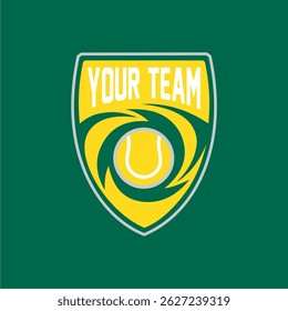 Tennis logo icon design, sports badge template. Vector illustration

