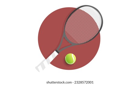 Tennis logo ,Illustrations for use in online sporting events , Illustration Vector  EPS 10