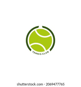Tennis logo. Sport badge. Vector illustration