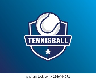 Tennis logo template