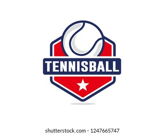 Tennis logo template