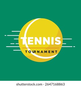 Tennis logo template, Active sport and tennis tournament set 
