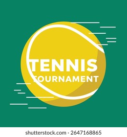 Tennis logo template, Active sport and tennis tournament set 