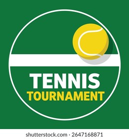 Tennis logo template, Active sport and tennis tournament set 