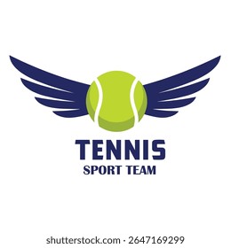 Tennis logo template, Active sport and tennis tournament set