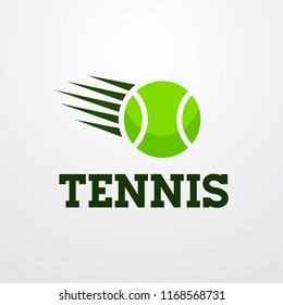 Tennis logo template design