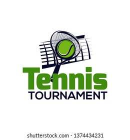 Tennis Logo Template Vector