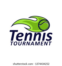 Tennis Logo Template Vector