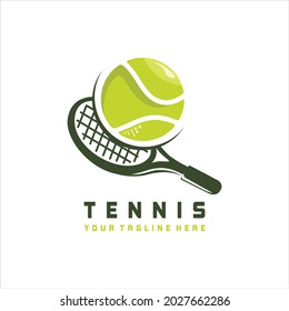 Tennis Logo Template Vector, Active sport and tennis tournament, championship, vector design and illustration