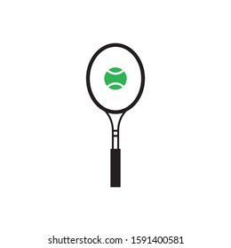 Tennis logo template vector icon design