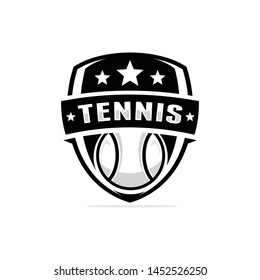 Tennis logo template vector illustration