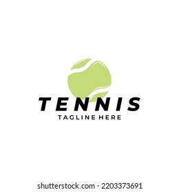Diseño de plantillas de vector con logotipo de tenis