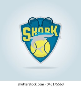 tennis logo,championship,tournament,decal,vector illustration