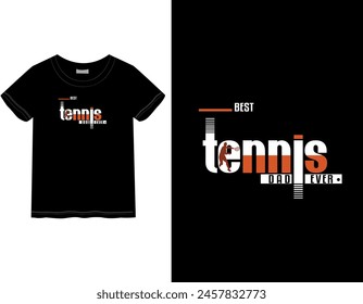 Tennis lover Father's Day T-shirt | Happy Father's Day | Male and female T-shirt | Holyday mood | Father's Day quote