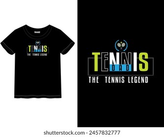 Tennis lover Father's Day T-shirt | Happy Father's Day | Male and female T-shirt | Holyday mood | Father's Day quote