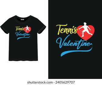 Tennis | Tennis lover valentines t-shirt | sports mood style t-shirt | Men and women t-shirt, Tennis and Valentine quotes.	
