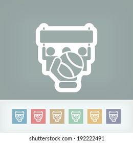 Tennis match icon