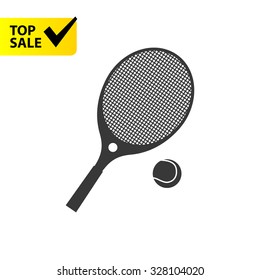 Tennis minimal vector icon