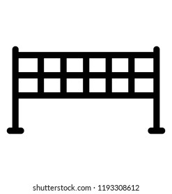 Tennis net for playing tennis
