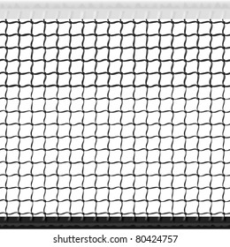 Tennis Net. Seamless Vector.