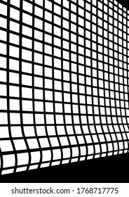 Tennis net simple background. Vector illustration.