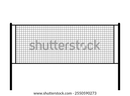 Tennis net vector isolated on white background. cartoon ping pong spots. volleyball net. sport net. badminton court. lines pattern or template