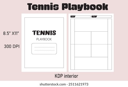 Tennis Playbook KDP Interior–100% Unique and High-Resolution Interior.
We are confident this insider will help you in your less content publishing journey.


