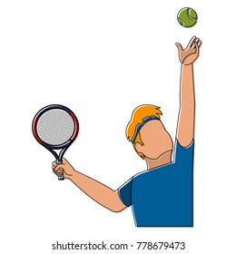 Tennis player design