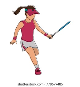 Tennis player design