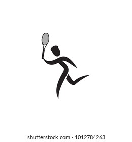 tennis player protection icon. Element of figures of sportsman icon. Premium quality graphic design icon. Signs, symbols collection icon for websites, web design, mobile app on white background