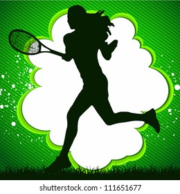 tennis player - sports poster