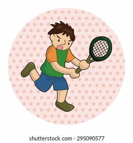 tennis player theme elements vector,eps