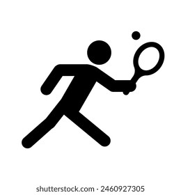 jugador de tenis - icono de Vector	