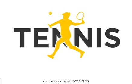 Tennis players Women illustration vector design for banner