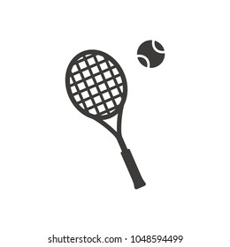 Tennis  racguet  icon, vector, flat design
