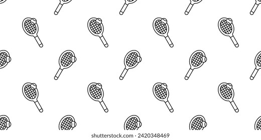 Tennis racket anda ball pattern drawing